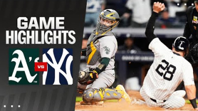 [토토닥터] 뉴욕 양키스 VS 오클랜드 [2024. 04. 25] MLB 중계 하이라이트